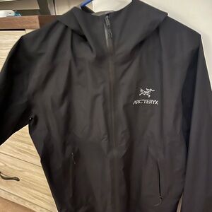 New Arcteryx black rain coat - Zeta, Men’s Medium